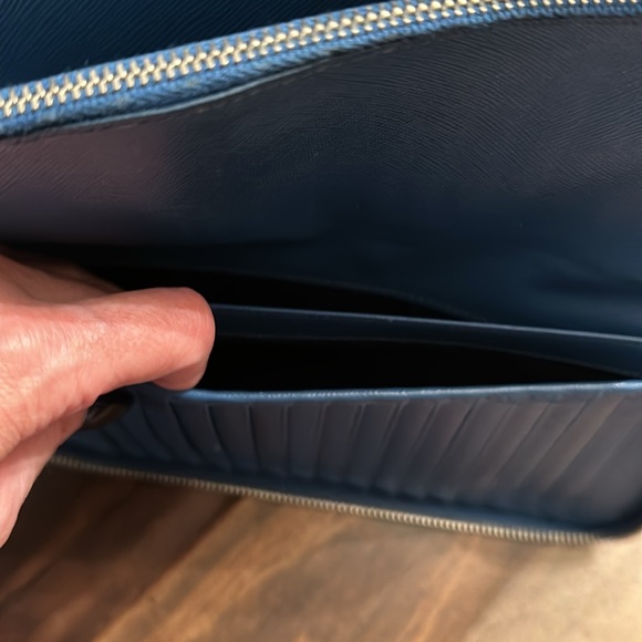 Prada Organizer - Saffiano Leather Round Zipper Long Wallet - Picture 7 of 14